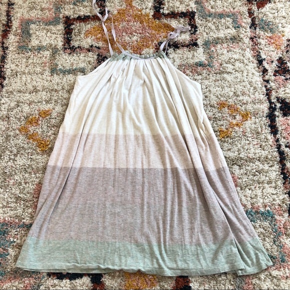 Anthropologie Eloise purple stripe swing sundress - Picture 7 of 8